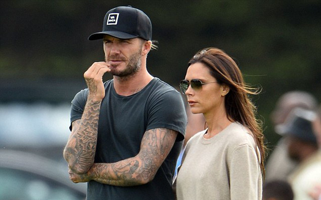 David Beckham and Victoria Beckham