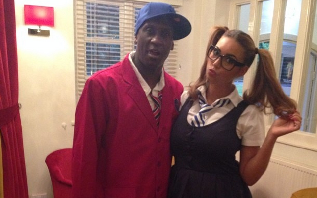 Emile Heskey and wife Chantelle in fancy dress