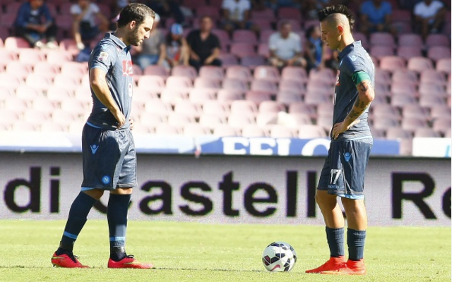 Gonzalo Higuain Marek Hamsik Napoli