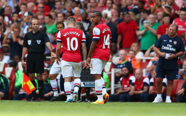 Jack Wilshere Theo Walcott Arsenal
