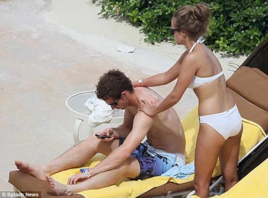 Kim Sears, Andy Murray's girlfriend, in a bikini