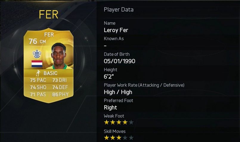 Leroy Fer FIFA 15