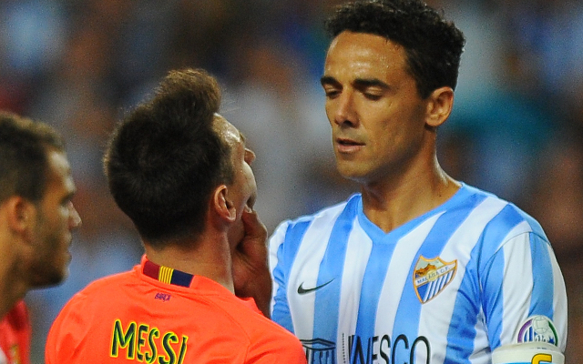 Lionel Messi Barcelona Weligton Malaga