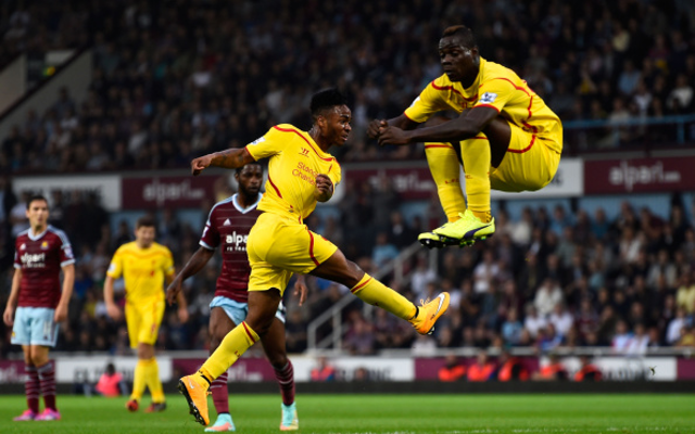 Mario Balotelli Raheem Sterling Liverpool