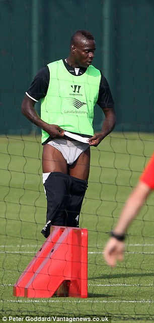 Mario Balotelli underpants