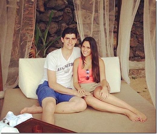 Marta Dominguez, Thibaut Courtois WAG
