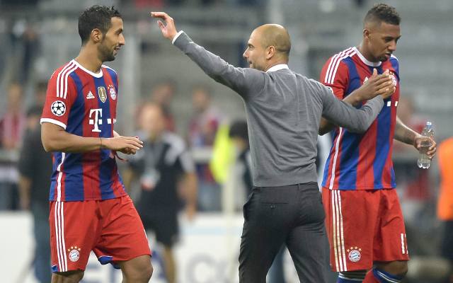 Mehdi Benatia Pep Guardiola Jerome Boat