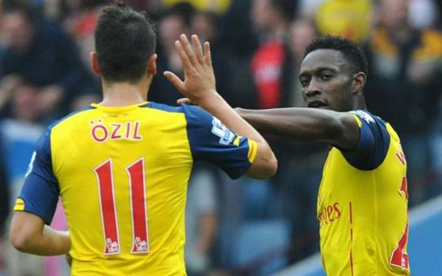 Mesut Ozil Danny Welbeck Arsenal