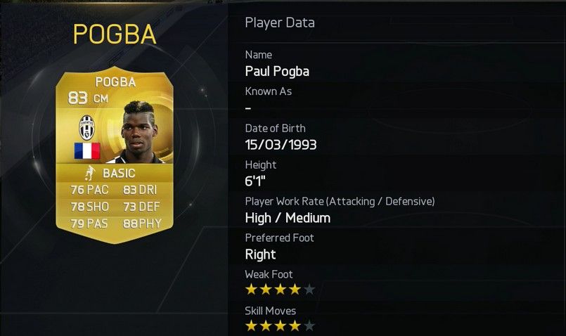 Paul Pogba FIFA