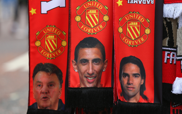 Radamel Falcao Angel Di Maria Manchester United Scarves