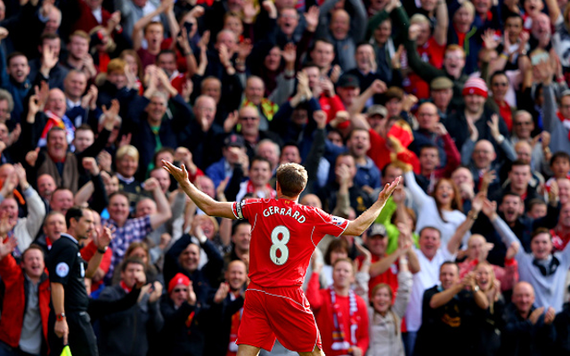 Steven Gerrard Liverpool Everton goal