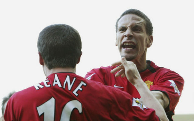 Roy Keane and Rio Ferdinand