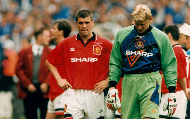 Keane and Schmeichel