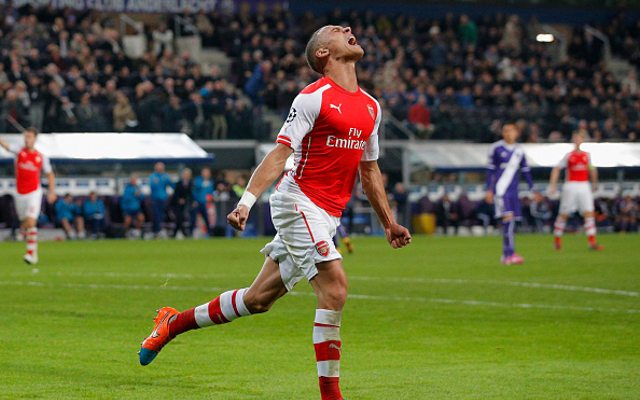 Kieran Gibbs Arsenal Anderlecht