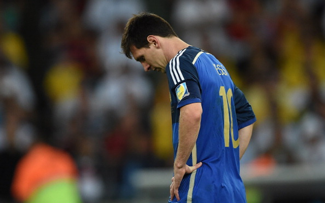 Lionel Messi World Cup final