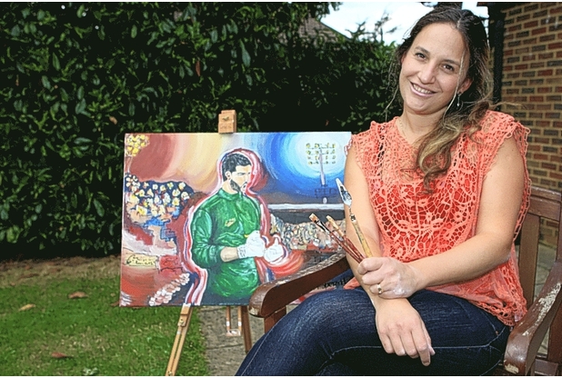 Marina Speroni, Julian's artistic wife