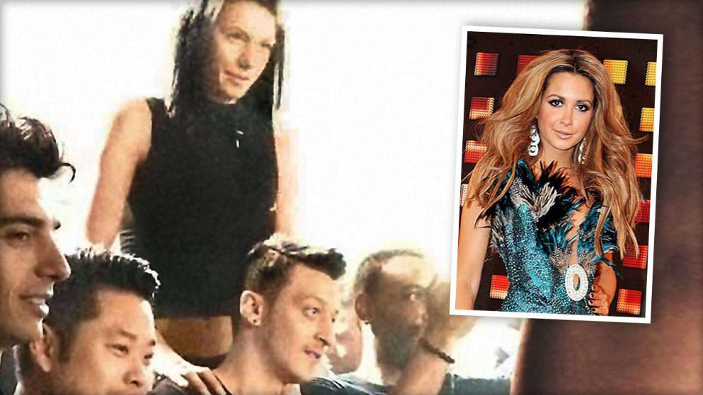 Ozil and mystery woman
