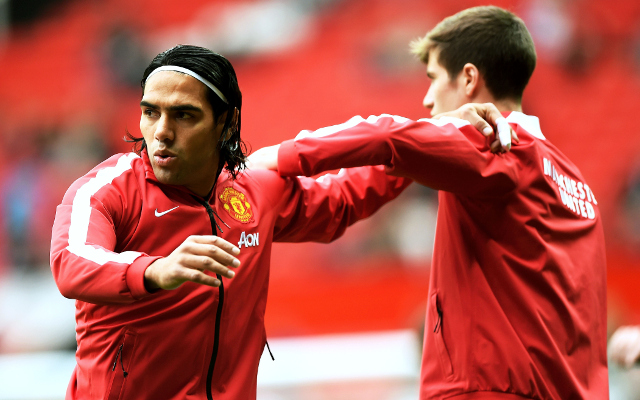 Radamel Falcao Paddy McNair Manchester United