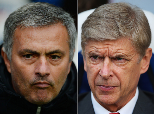 Jose Mourinho Arsene Wenger Chelsea Arsenal
