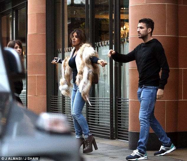 Daniella Semaam and Cesc Fabregas