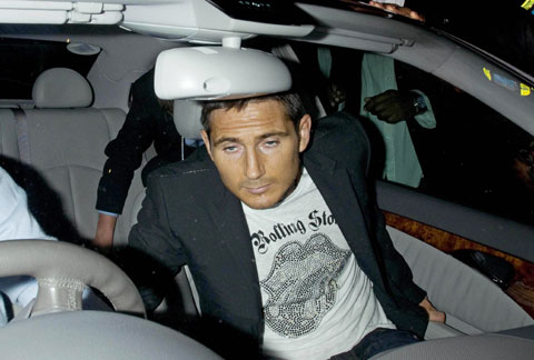 Frank Lampard drunk