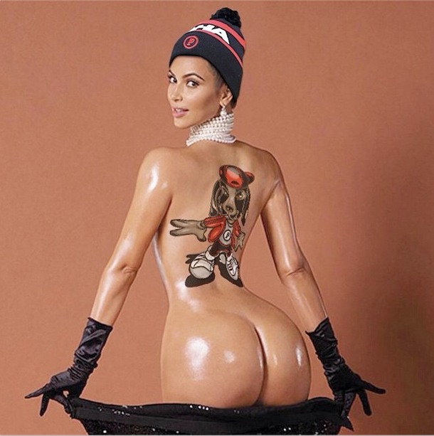 Kim Kardashian (Lukas Podolski style)
