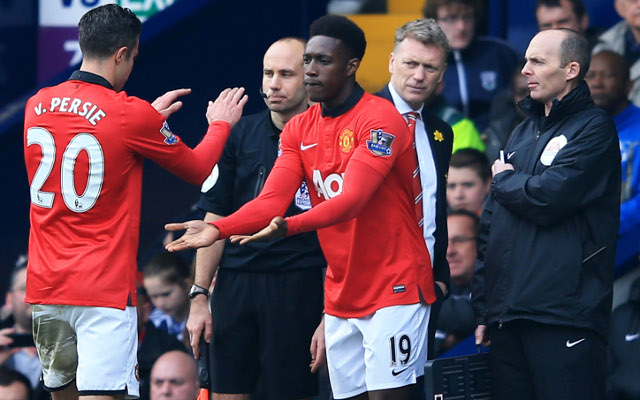 Robin van Persie Danny Welbeck Manchester United