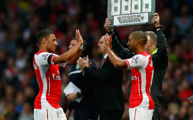 Theo Walcott Alex Oxlade Chamberlain Arsenal