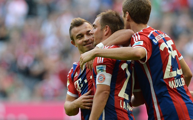 Xherdan Shaqiri Philipp Lahm Bayern Munich