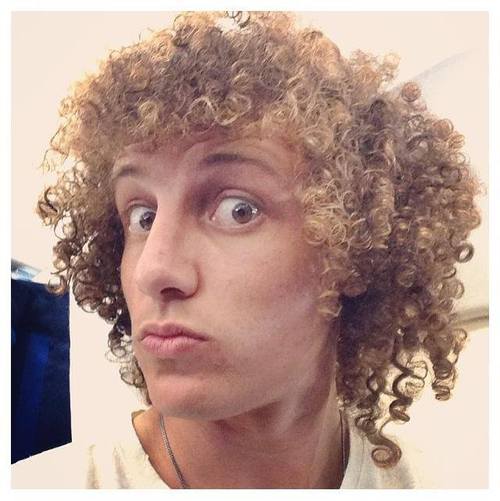 David Luiz hair