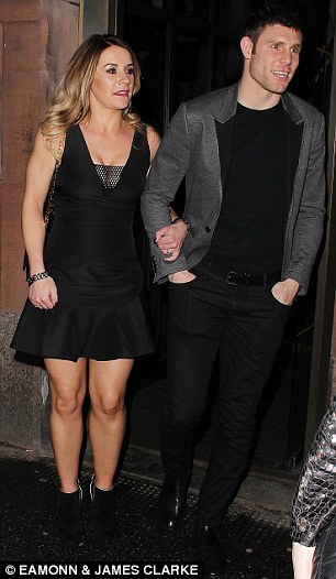 James Milner and girlfriend Amy Fletcher