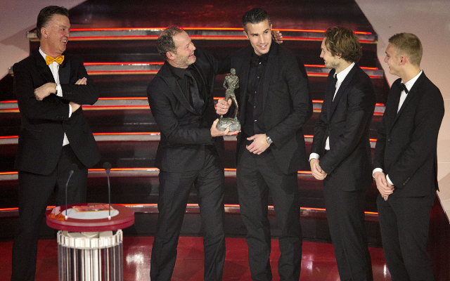 Louis van Gaal Robin van Persie Daley Blind