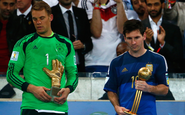 Manuel Neuer Germany Lionel Messi Argentina