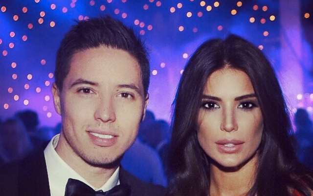 Samir Nasri and WAG Anara Atanes