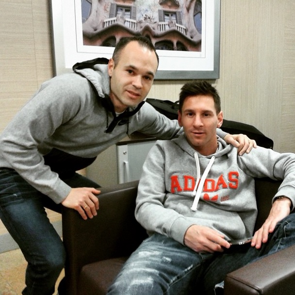 Barcelona Messi Iniesta Ballon d'Or