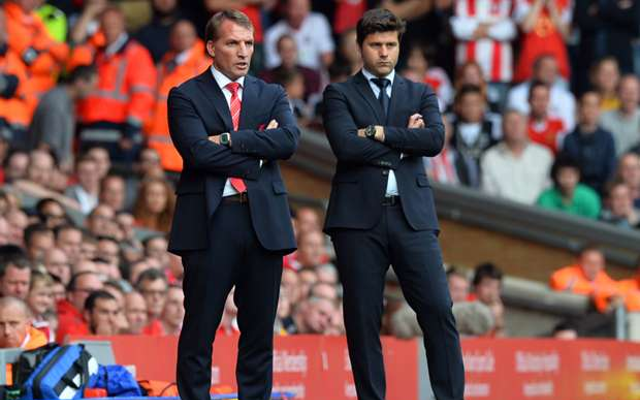 Brendan Rodgers Mauricio Pochettino Liverpool Tottenham