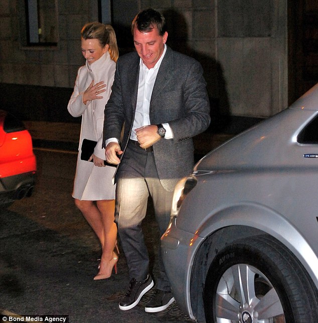 Brendan Rodgers and girlfriend Charlotte Hind