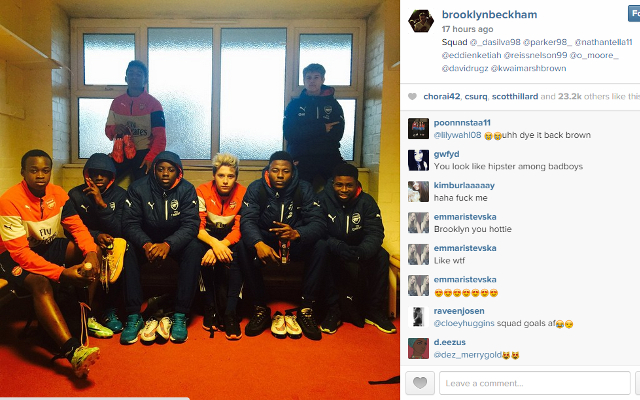 Brooklyn Beckham Arsenal