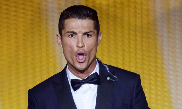 Cristiano Ronaldo shout