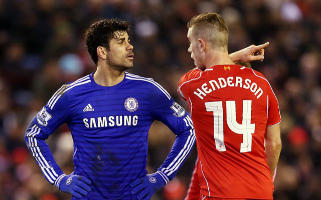 Diego Costa Chelsea Liverpool Jordan Henderson
