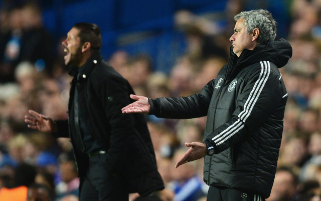 Diego Simeone Atletico Madrid Jose Mourinho Chelsea
