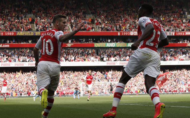 Jack Wilshere Danny Welbeck Arsenal