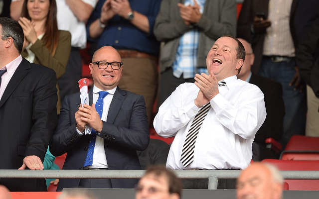Lee Charnley Mike Ashley Newcastle