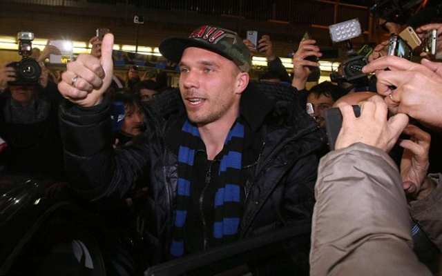 Lukas Podolski Inter Milan