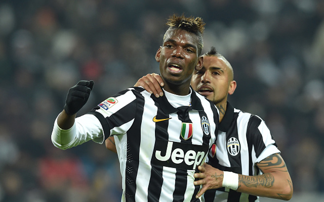 Paul Pogba Arturo Vidal Juventus