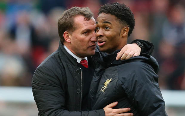 Raheem Sterling Brendan Rodgers Liverpool