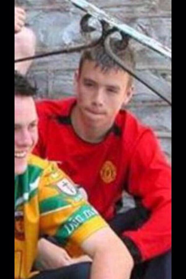 Seamus Coleman in Man United shirt