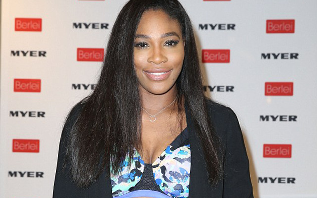 Serena at Berlei bras event