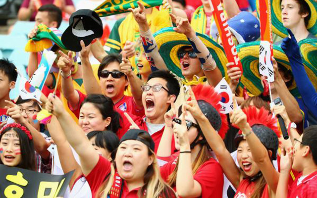 South Korea fans