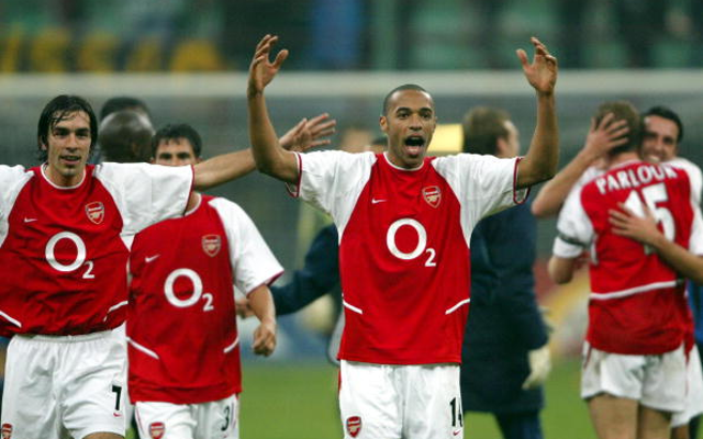 Thierry Henry Arsenal Inter Milan